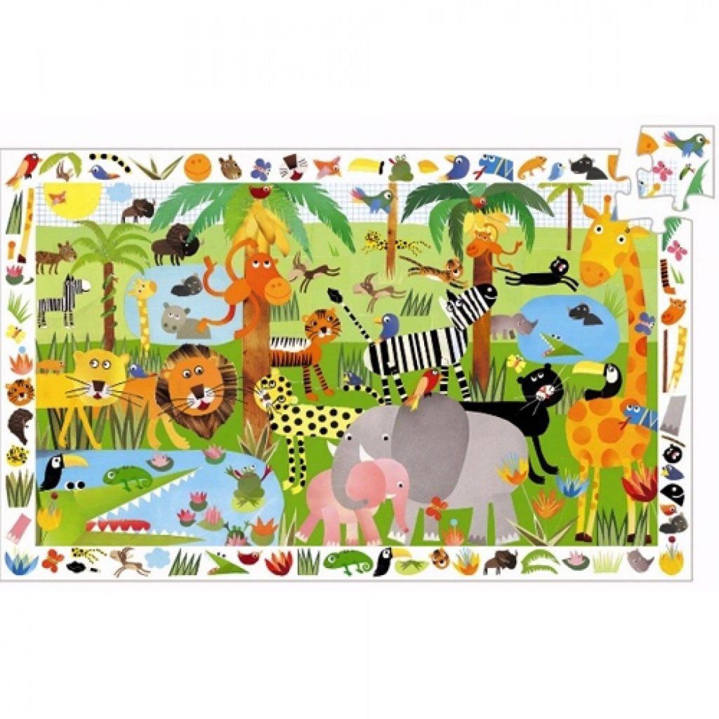 Djeco observatie puzzel Jungle