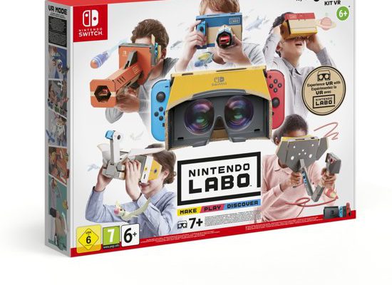 Nintendo Labo; Nintendo Labo VR-pakket; Nintendo Switch; Nintendo Switch Lite