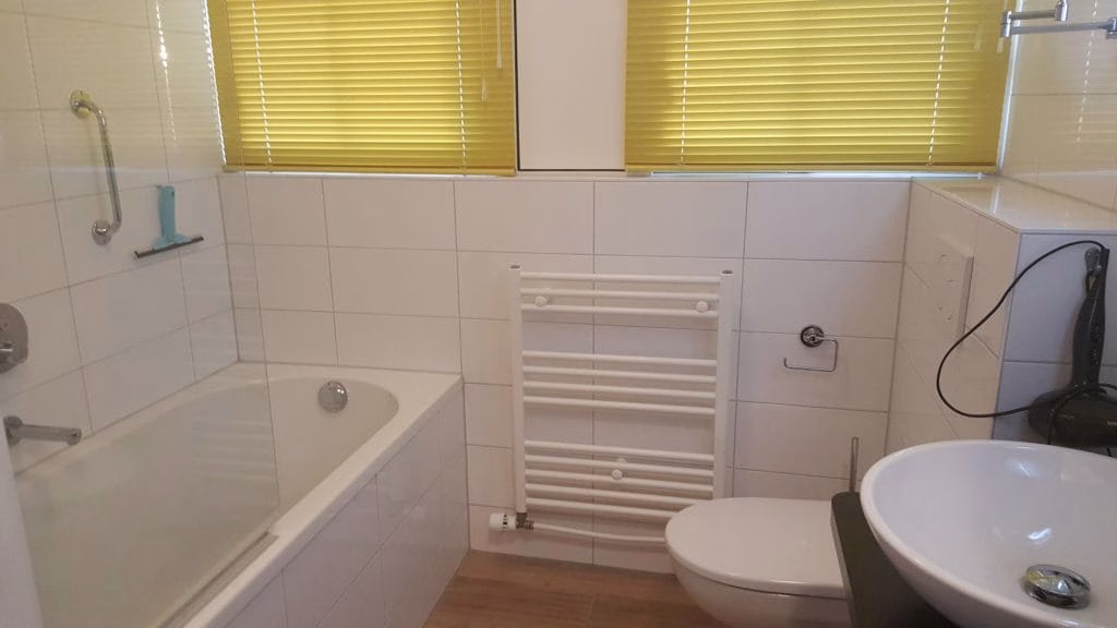 Review Roompot Kustpark Texel; Badkamer bungalow T6A Vakantiepark Roompot Texel