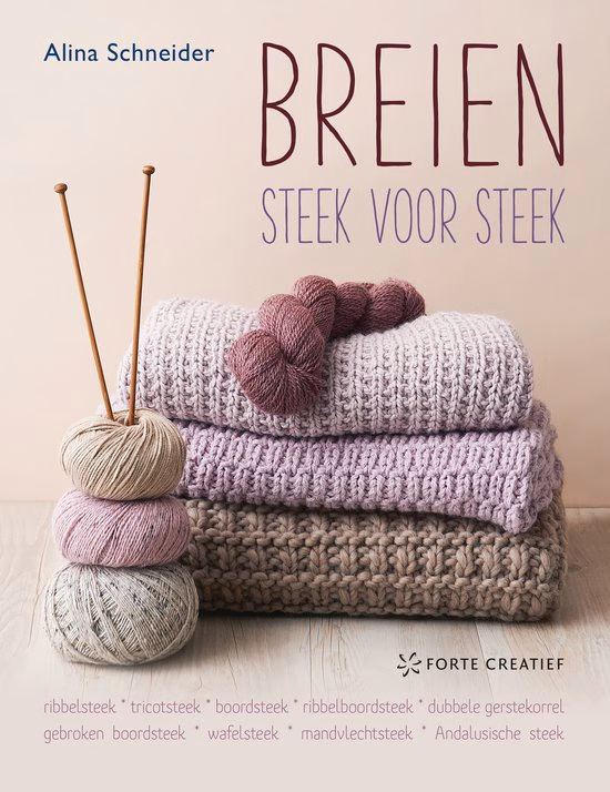 Breien steek voor steek - Alina Schneider - Top 10 breiboeken