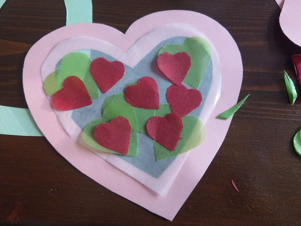 Valentijnsdag versiering maken; Raamhanger