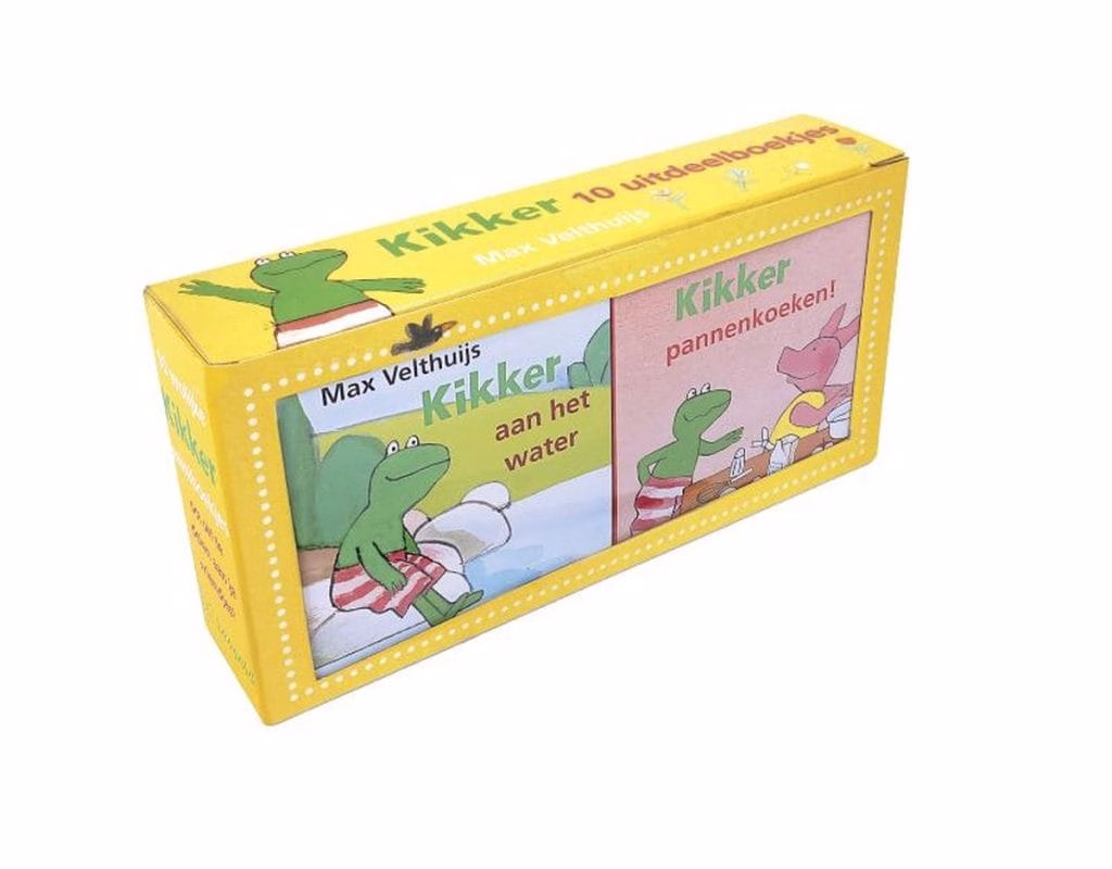 Kikker uitdeelboekjes om te trakteren op school, kinderdagverblijf of peuterspeelzaal