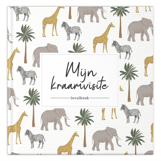 Fyllbooks kraambezoekboek Jungle - mijn kraamvisite