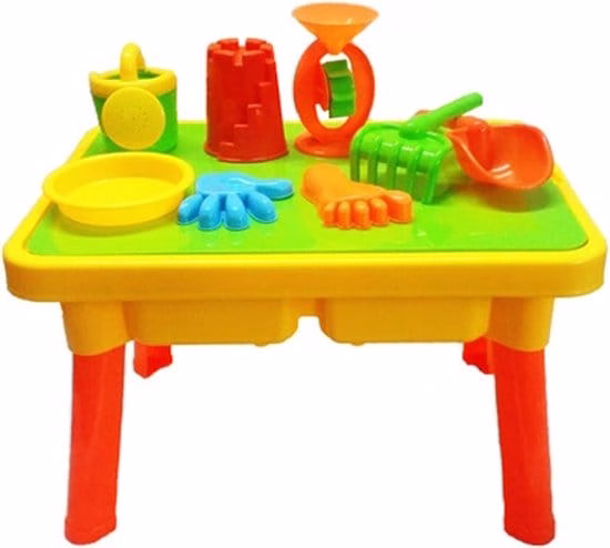Zand en watertafel met accessoires