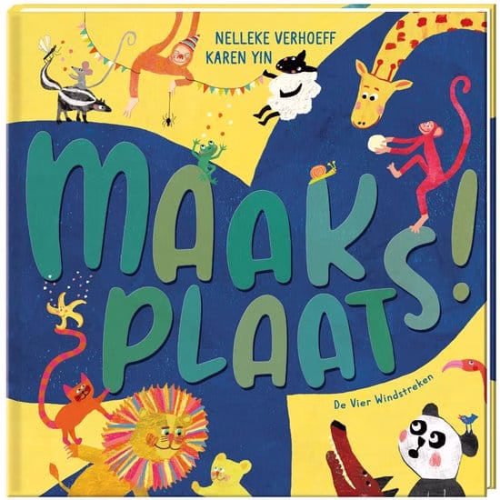 Maak plaats! - Karen Yin & Nelleke Verhoeff - Prentenboek Top 10 2025
