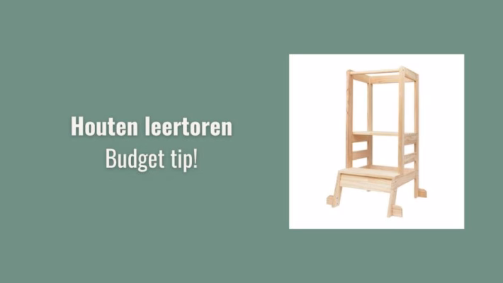 Houten leertoren Action - Budget tip - GeraRaakt.nl