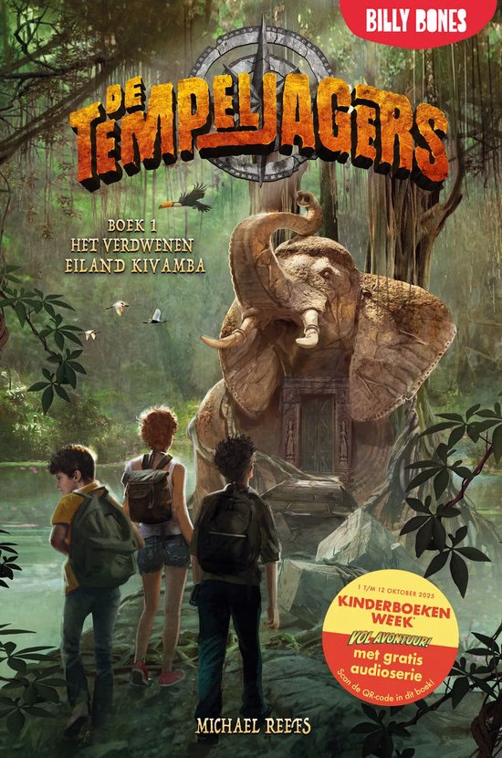 De Tempeljagers 1 - Het verdwenen eiland Kivamba - Kinderboekenweek 2025 thematitels groep 7 & 8