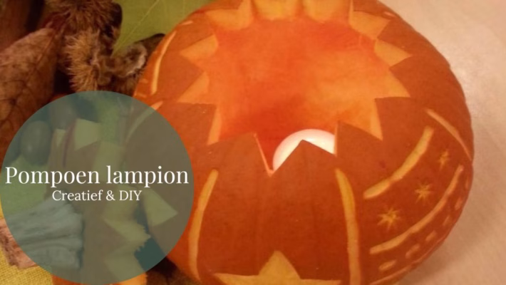 Pompoen lampion - Creatief & DIY - GeraRaakt.nl