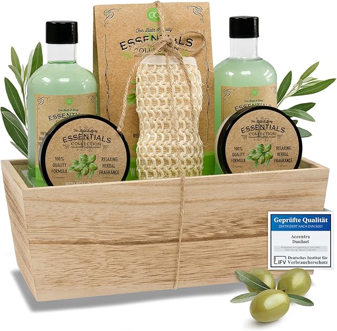 10x wellnessboxen voor Valentijnsdag voor rust en aandacht - Wellnessbox Olijf